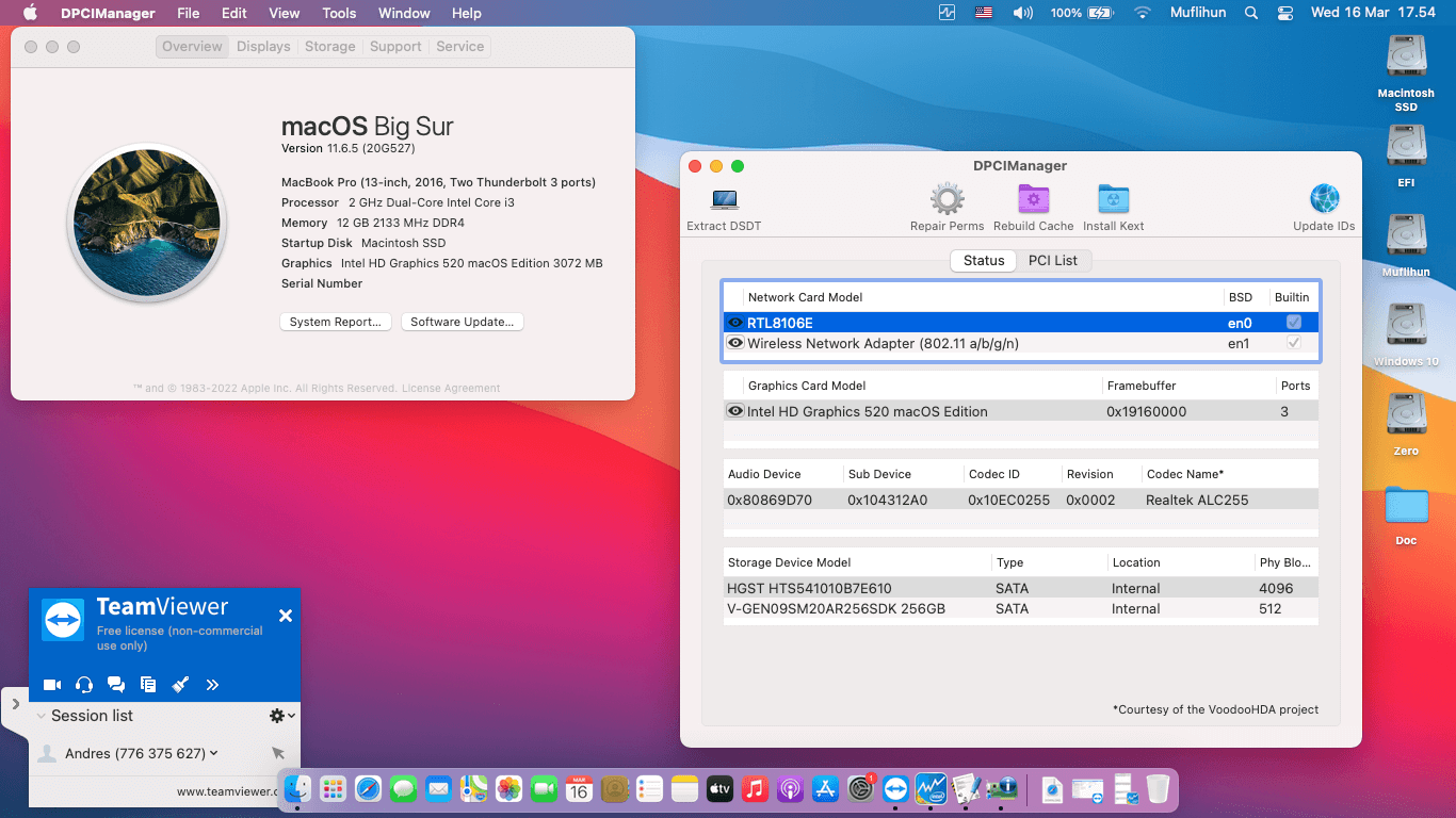 Asus X441UA WX322T [SkyLake   Intel HD 520 + I2C]   OpenCore 1